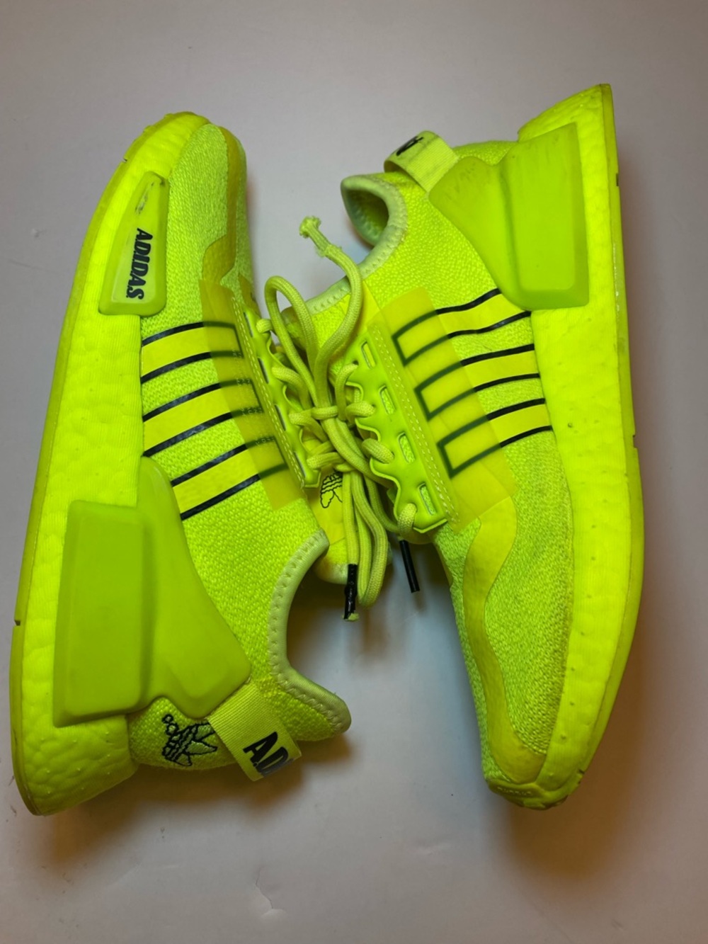Adidas Neon Yellow NMD _1 V2 in Solar Yellow Colorway Size 5